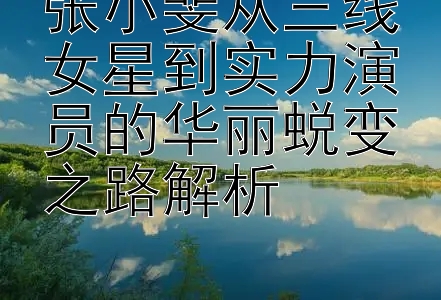 张小斐从三线女星到实力演员的华丽蜕变之路解析